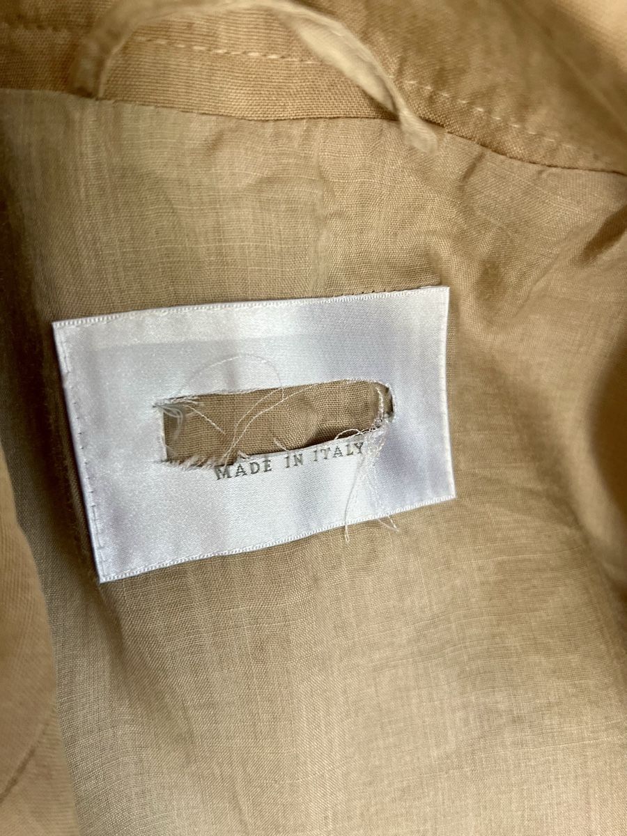 Max Mara Cappotti: Max Mara Leinen Trench – Usato da Sion venduto da b2c1cat 6