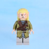 LEGO Minifigur Legolas - Olive Green Robe, Short Cheek Lines