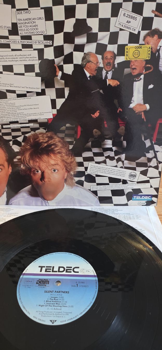 Dischi in vinile: Bolland - Silent Partners 1984 Vg,Vg – Usato da Yvonand venduto da RF-VINYL 3