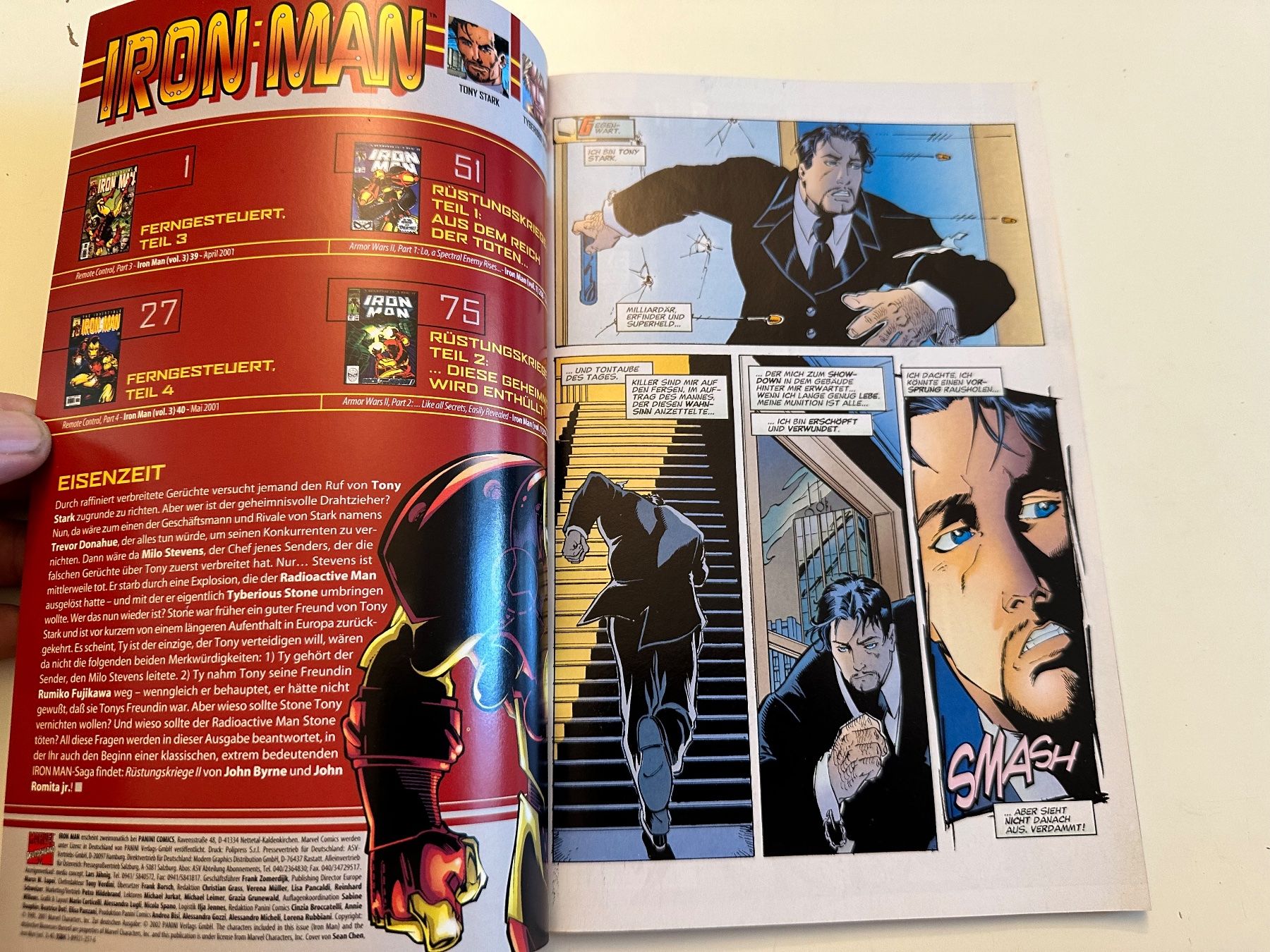 Fumetti: IRON MAN BAND 8 - PANINI COMICS - MARVEL COMICS – Usato da Münsingen venduto da Ganjam 3