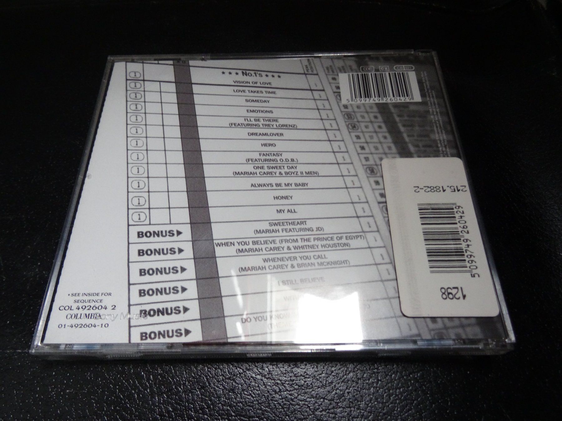 CD: Mariah - 1's CD – Usato da Olten venduto da Disc-Ausverkauf 1
