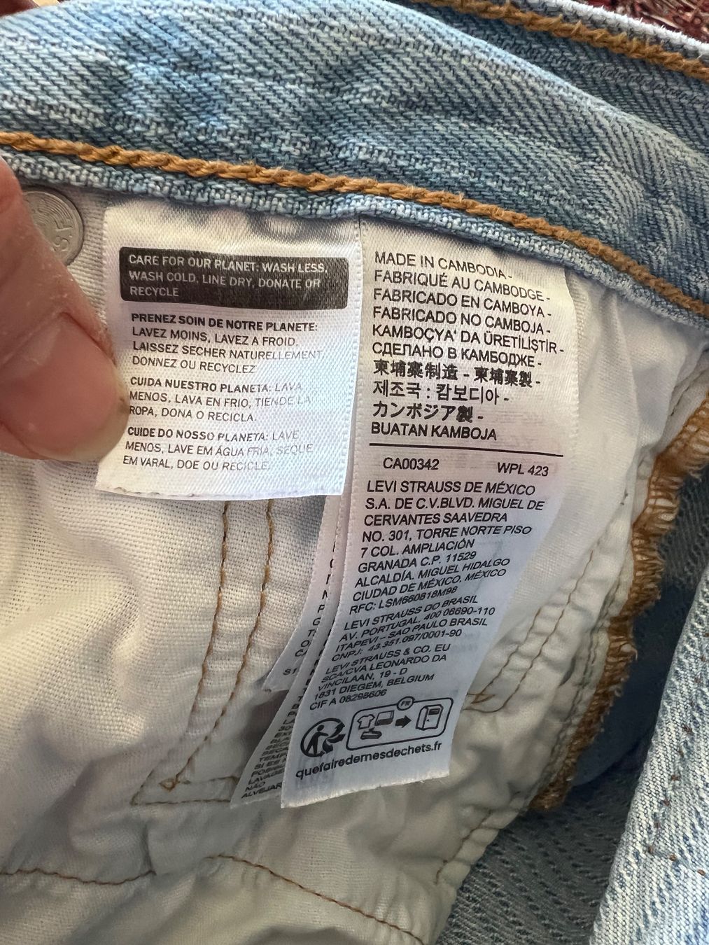 Levi's Jeans: Levi's 501 Jeans, hellblau, W30 / L29 – Usato da Zürich venduto da Girasole232 5