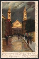 Paul Hey: München, Ludwigskirche mit Pa