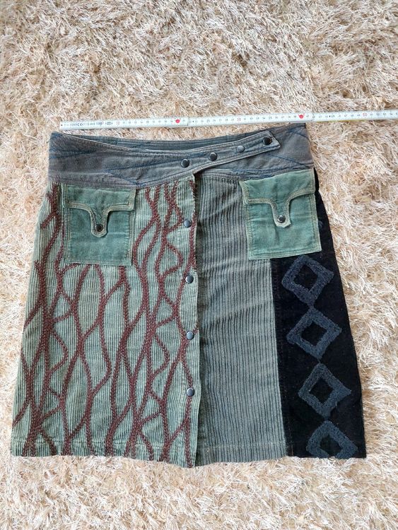 Jupe Desigual Taille 38 - Multicolore, Longueur Au-dessus Du Genou, Neuf Avec étiquettes