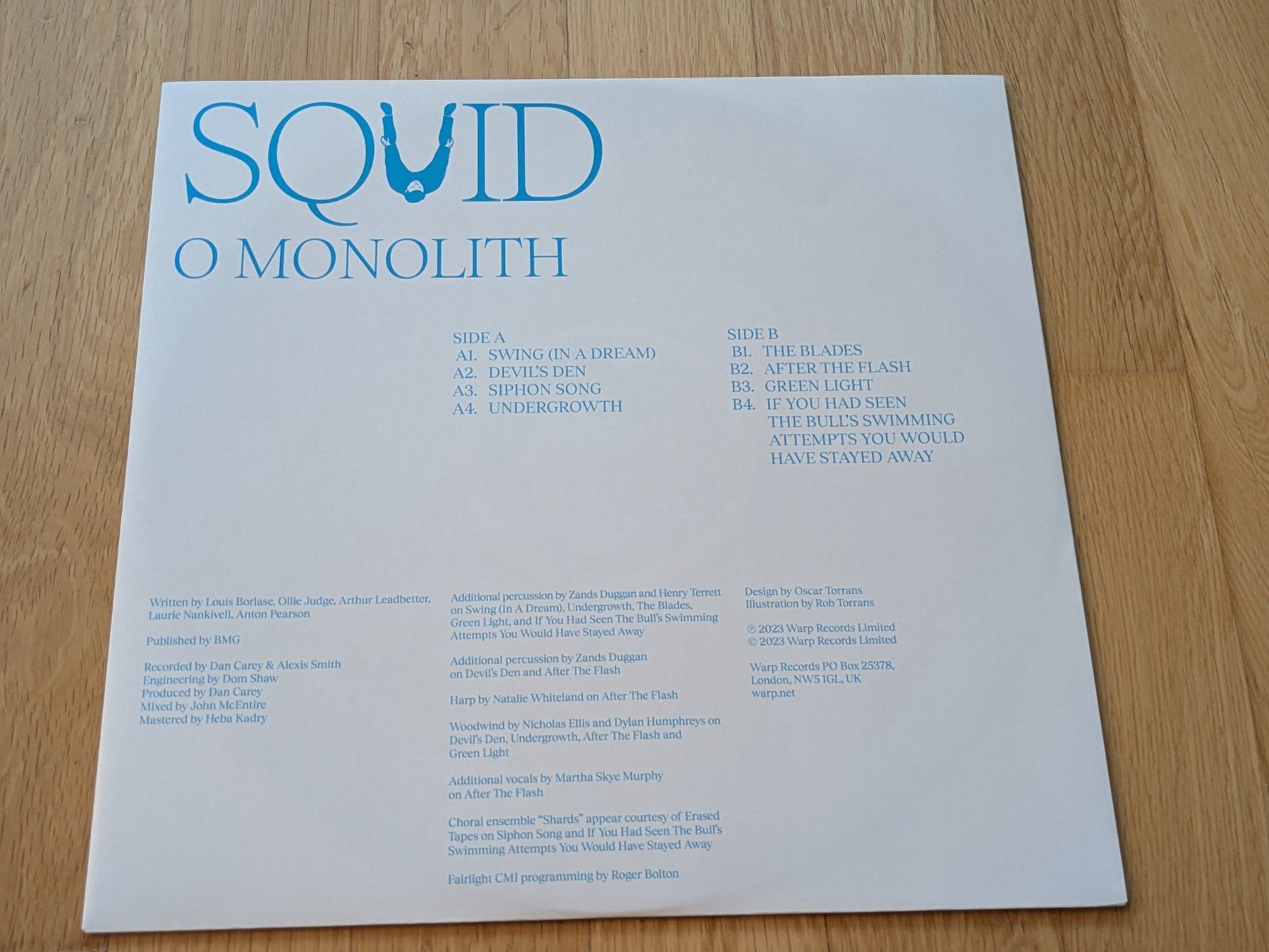 Schallplatten: Squid - O Monolith, Vinyl LP – Gebraucht aus Dübendorf von PanzerGeneral 3