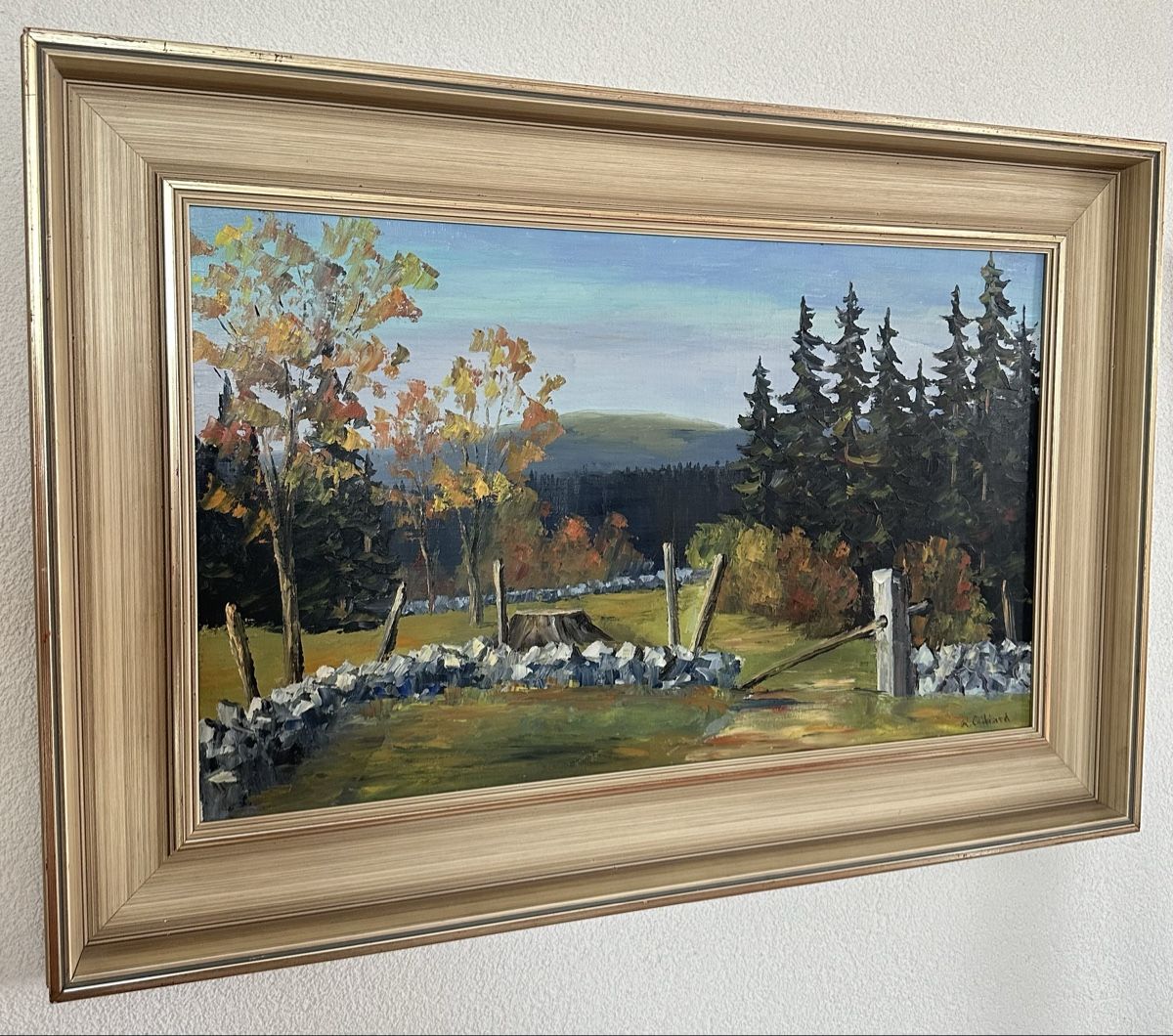 Roland COLLIARD (1932-2022) | Paysage neuchâtelois (D'occasion) à ...