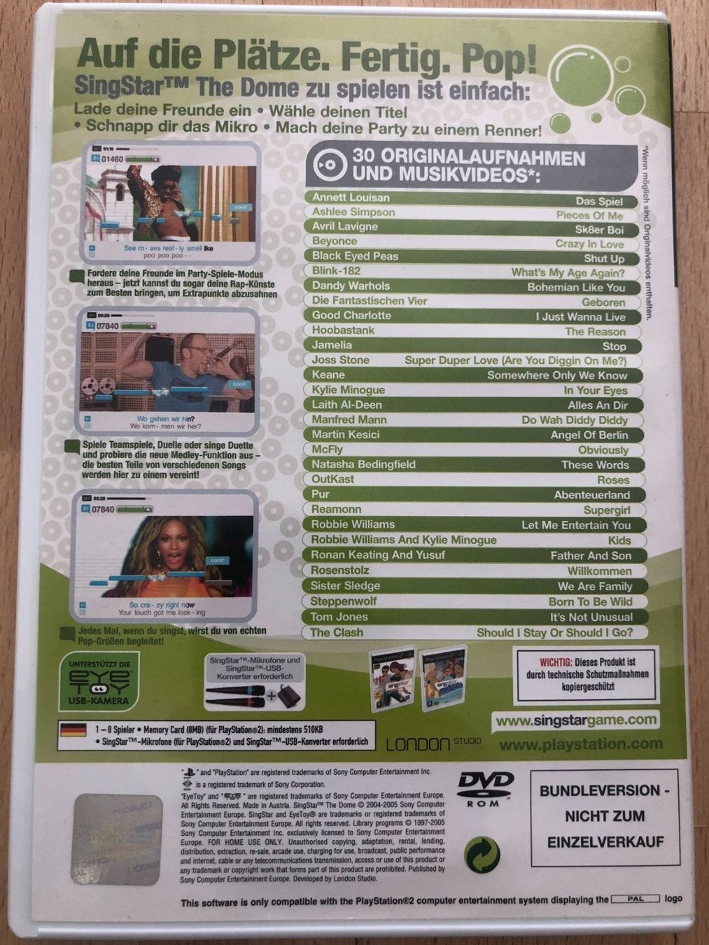 Sony Giochi: Playstation 2 - Singstar Dome Edition – Usato da Nussbaumen AG venduto da Pika-Shop 1