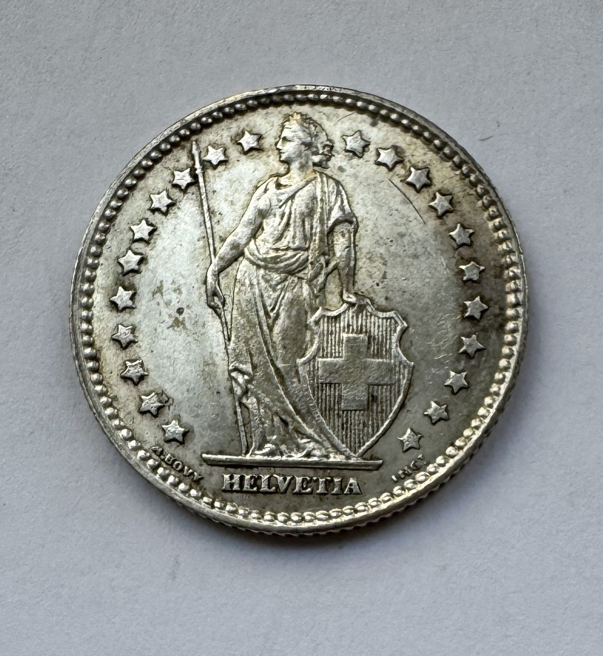 Tutti le monete: 1906 1 Franken unz – Nuovo (secondo la descrizione) da Kirchberg SG venduto da Helveticus00 1