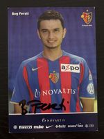 FC Basel Match Attax Karte Beg Ferati, Saison 08/09, Signier
