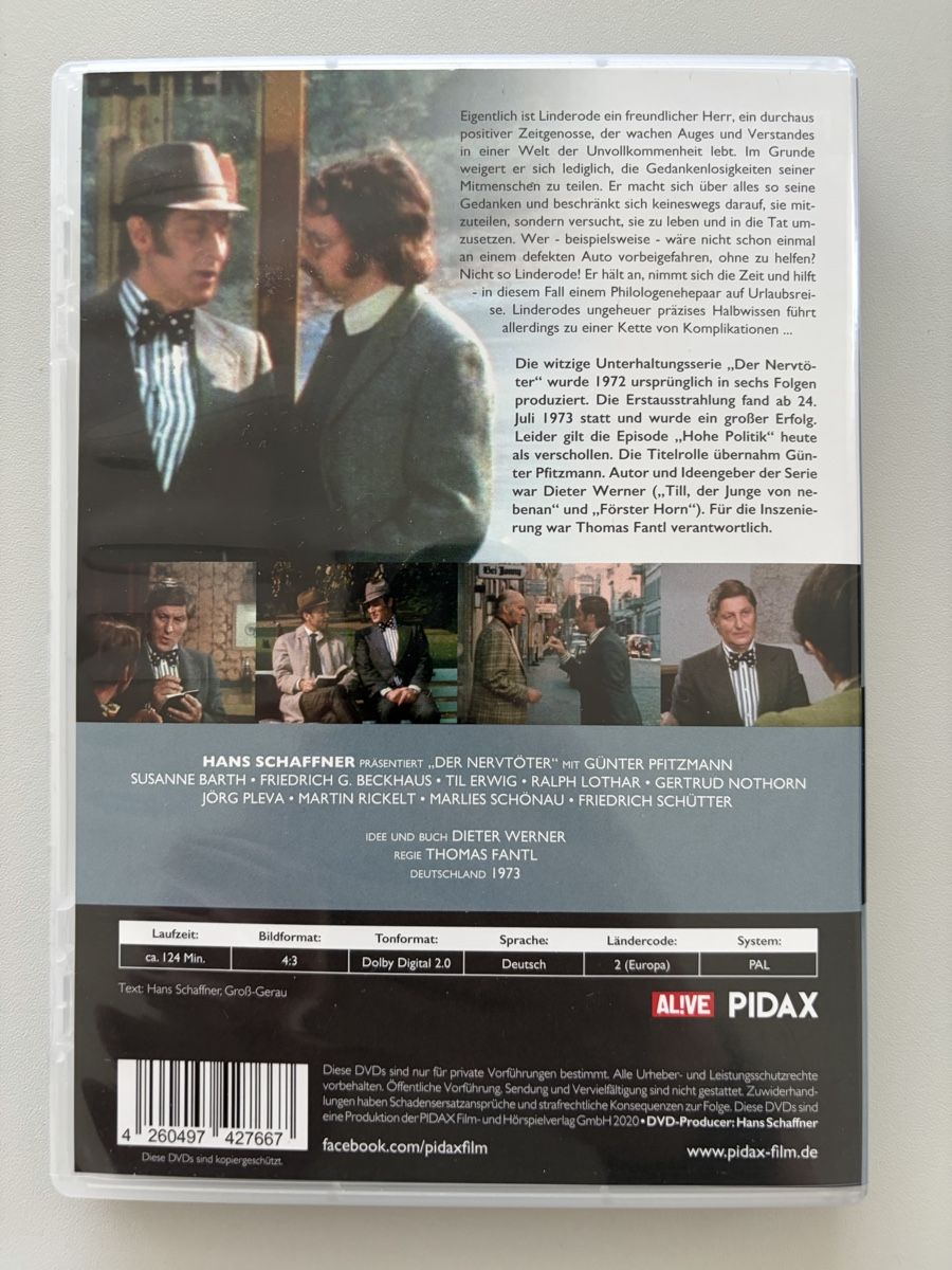 Tutti i DVDs: Der Nervtöter - DVD – Usato da Ibach venduto da Salem7 1