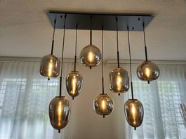 Dieter Knoll Pendelleuchte Rauchglas