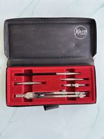 Kern Swiss Präzisions Zirkel Set im Etui, Vintage