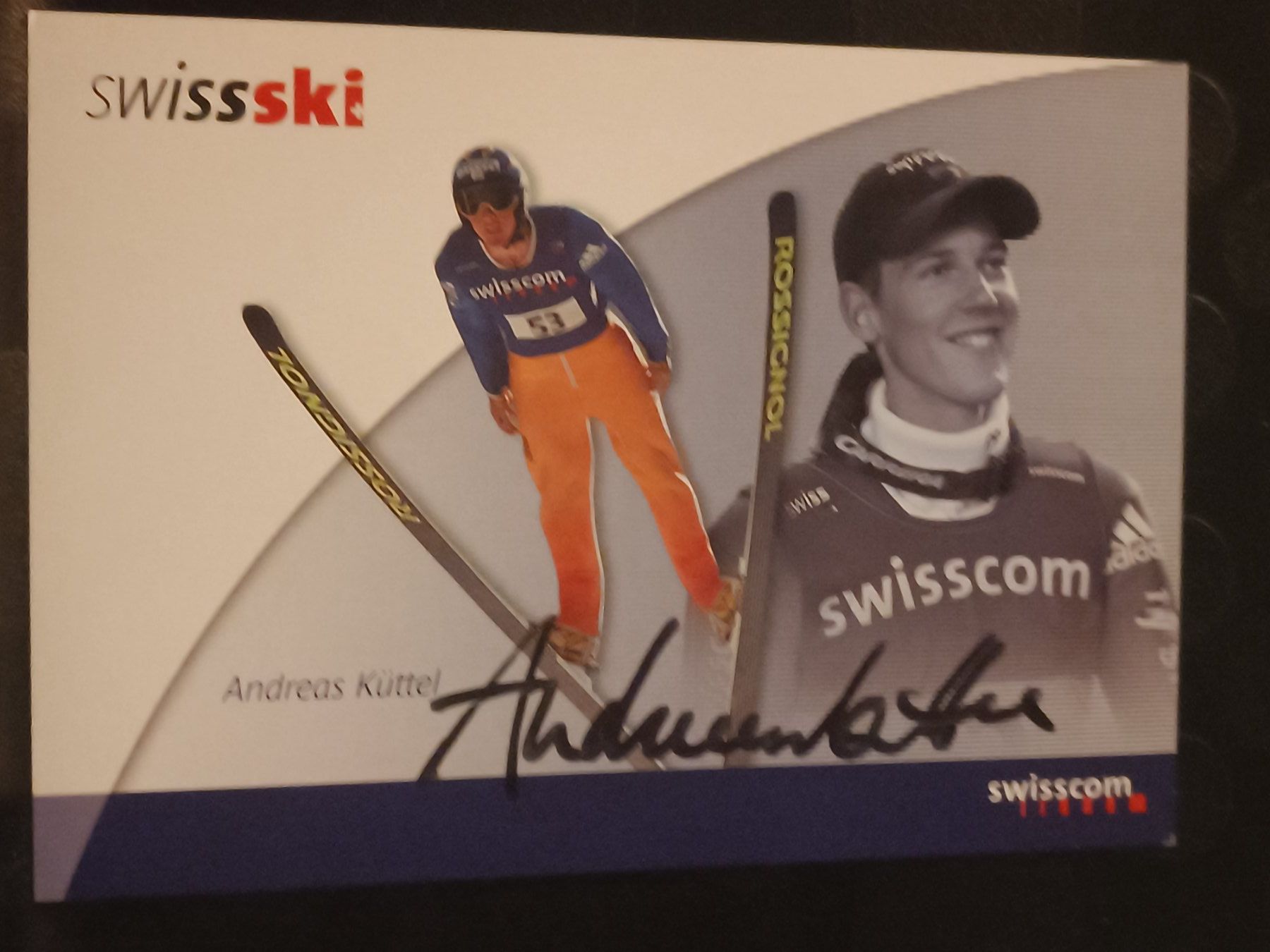 Autographes: Andreas Küttel - handsignierte Swisski Autogrammkarte – D'occasion à Menziken par Artographs
