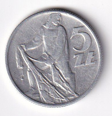 Tutti le monete: Polen 5  zlotych 1960 – Usato da Neuchâtel venduto da karlpierrino