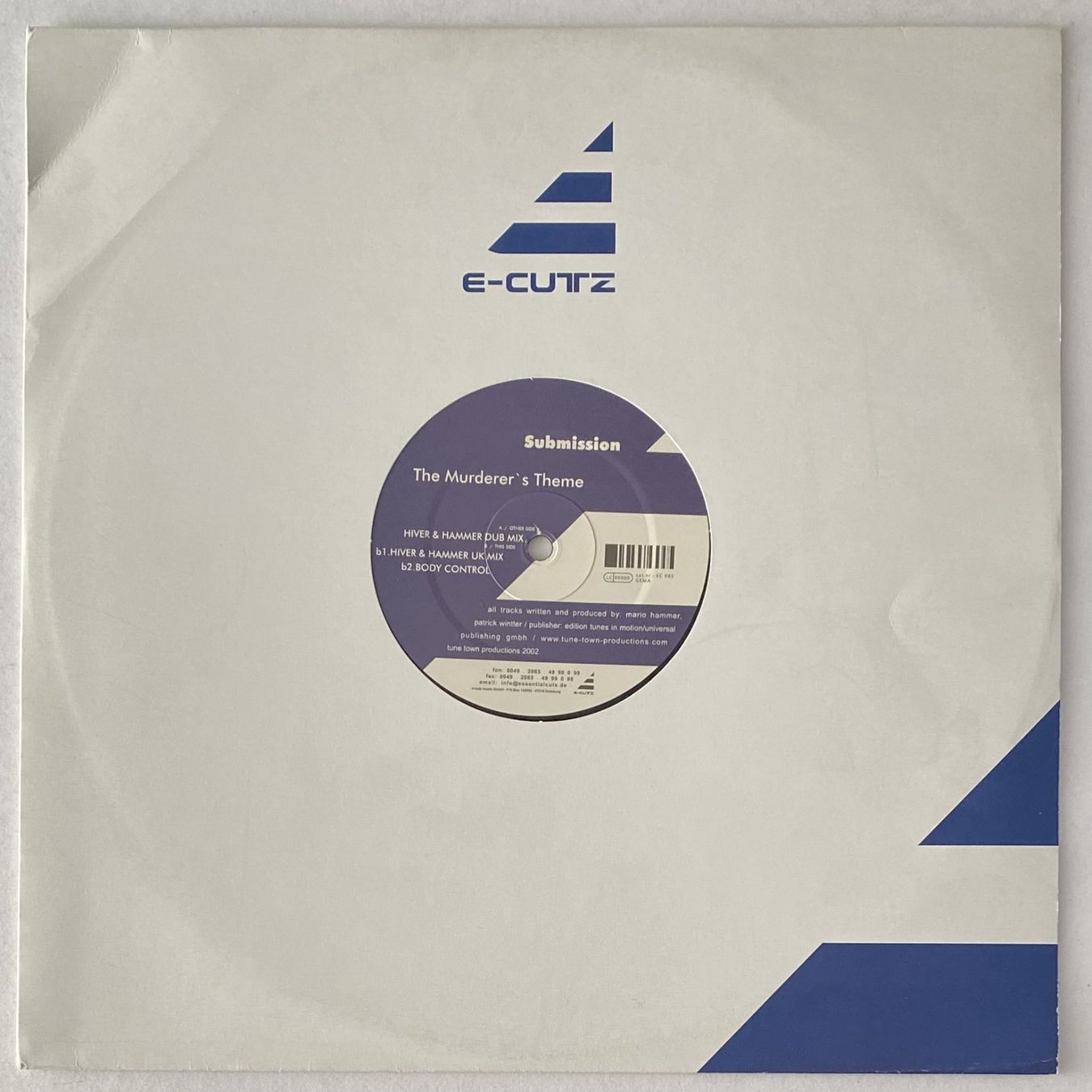 Dischi in vinile: Submission, The Murderer's Theme (Trance) – Usato da Flums venduto da Empe1