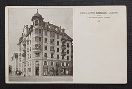 AK Hotel drei Könige LUZERN um 1910