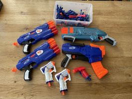 Nerf 7-teilig inkl. Patronen