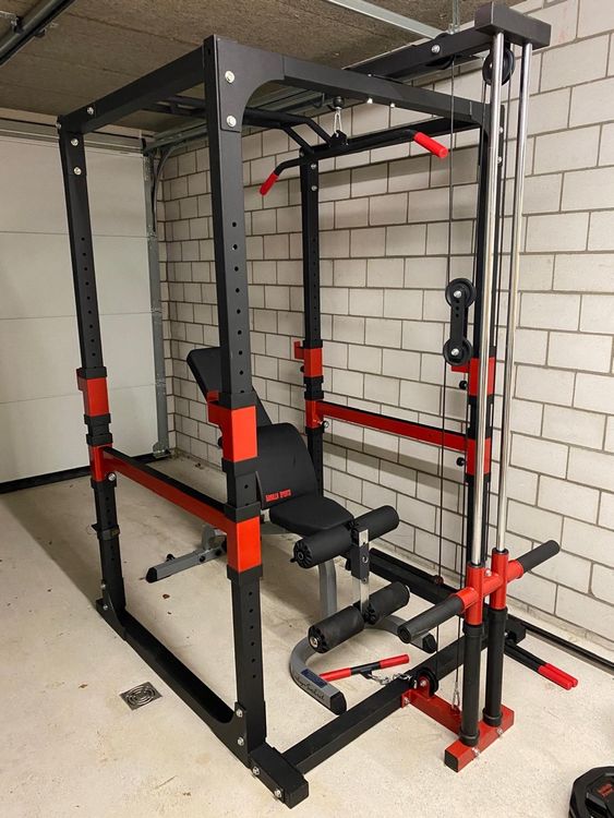 Power Lifting Station Rack inkl. Langhantelset Olympia (Gebraucht) in ...