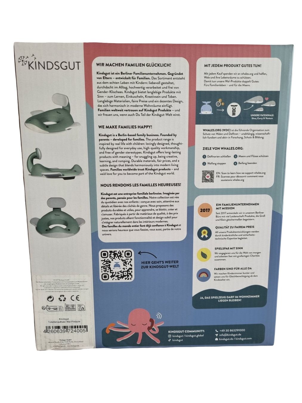 WC: KINDSGUT Toilettenaufsatz Wal – Nuovo (secondo la descrizione) da Wangen b. Olten venduto da Restwert_Wangen 2