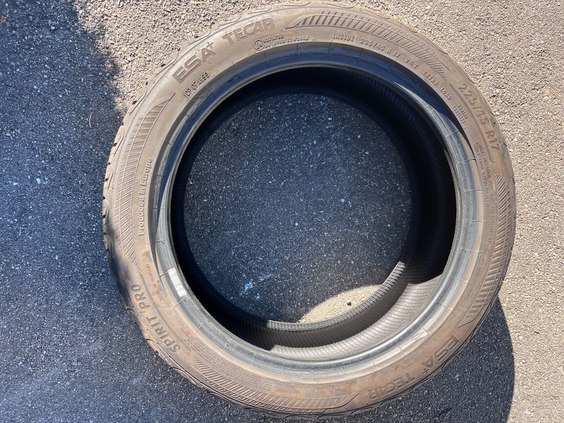 Continental Pneumatici & Ruote complete: 225/45R17  Continental – Usato da Schwaderloch venduto da z_g