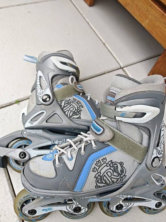 Inline-Skating & Rollschuhe: Rollers évolutifs Rollerblade  Taille ajustable 33-35.5 – Gebraucht aus Saxon von 363_tl2c 2