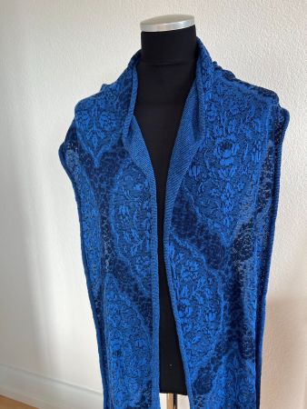 Colora Schal, Blau, NEU