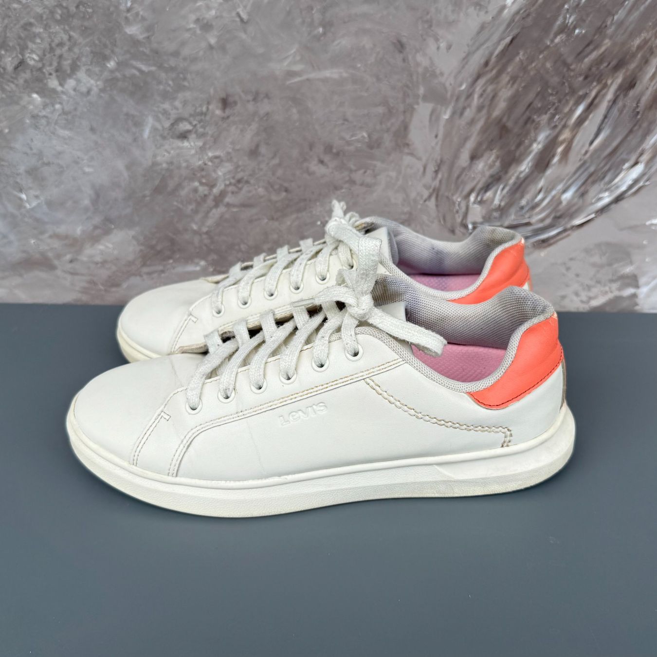 Levi's Damenschuhe: Baskets blanches et orange Levis – Gebraucht aus Thônex von BrYu 3