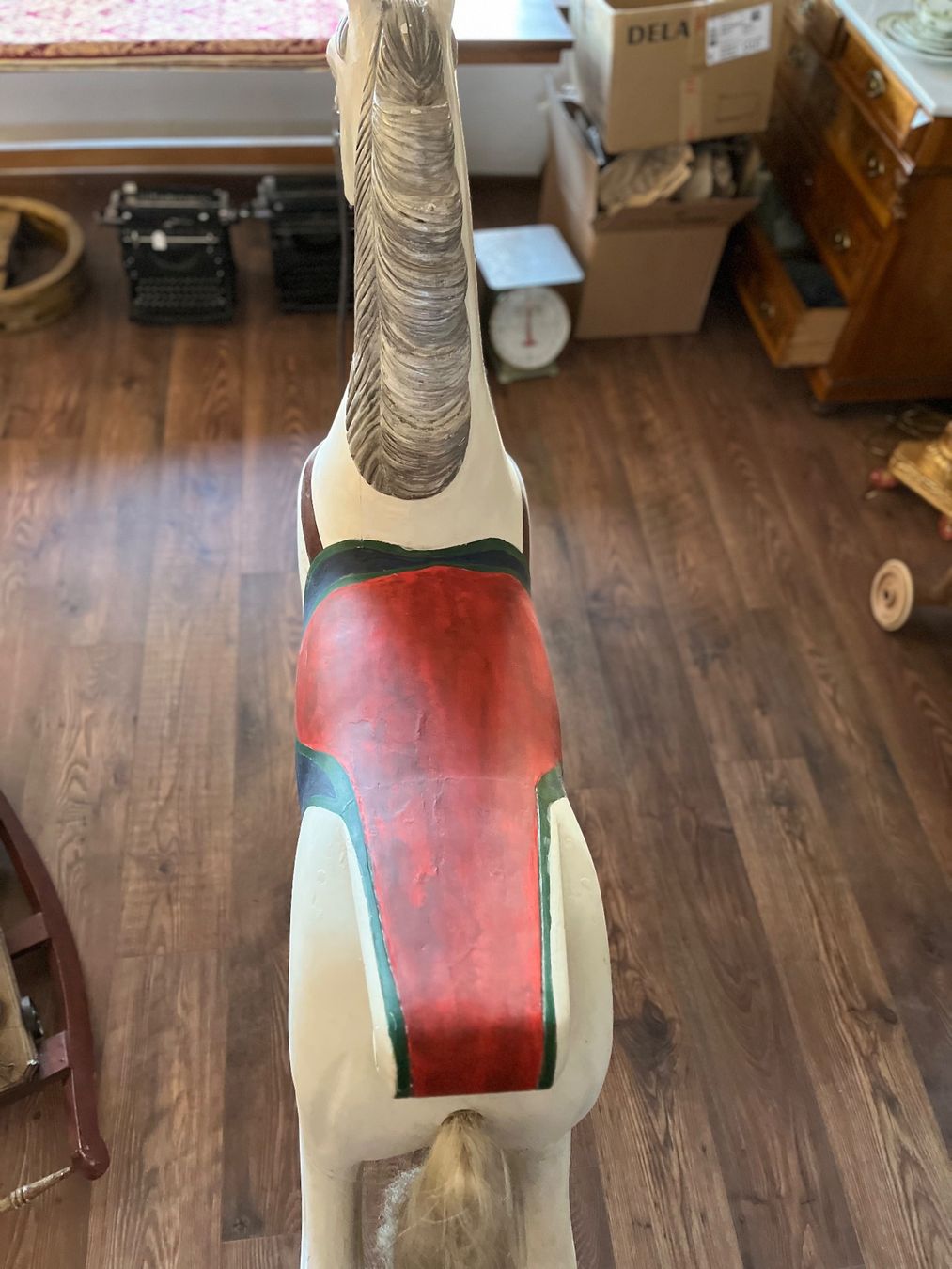 Giocattoli: G&J Lines Galloper- Karusselpferd um 1890 – Usato da Siblingen venduto da rantiques 3