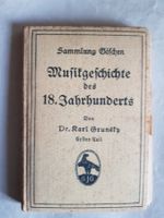 Musikgeschichte des 18. Jhdt. Göschen Sammlung 1 & 2 Teil