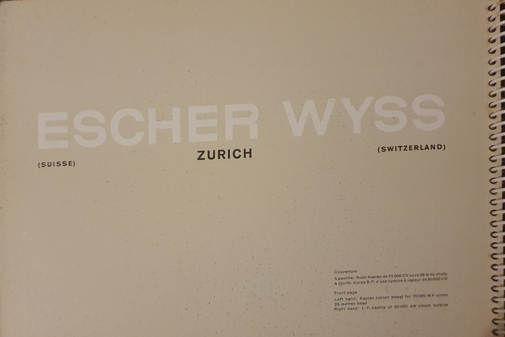 Libri: Escher Wyss Buch Geschichte – Usato da Zürich venduto da Philotimo 5