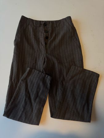 Braune Stoffhose / Anzugshose