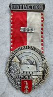 Médaille de tir Délémont 1957