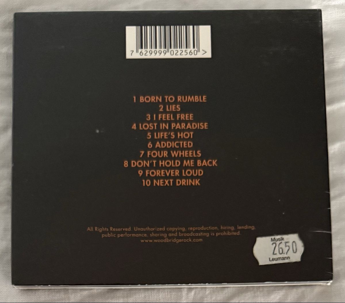 CDs: CD: WOODBRIDGE The Fire Inside – Neuf avec emballage d'origine à Goldach par Messerguru 1