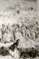 ALFRED DELVAU / EMILE BENASSIT: Jugendstil - Radierung, 1882