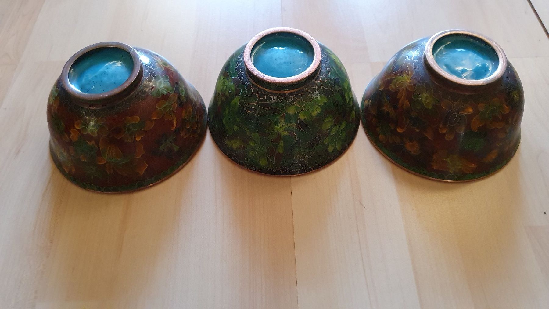 Ciotole: 3 Cloisonné Schalen / China / Antik – Usato da Glattfelden venduto da sessa123 1