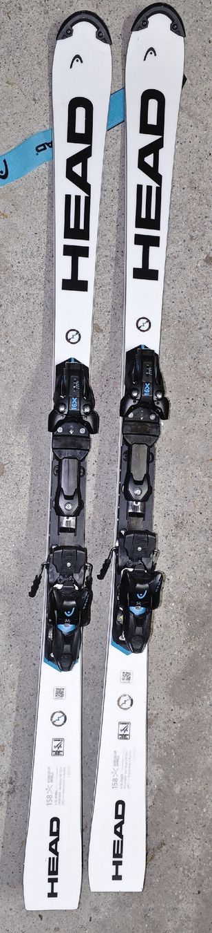 Head Sci: Head Worldcup Rebels e-SL Ski 158 cm mit Bindung 16X – Usato da paspels venduto da flydenkerer