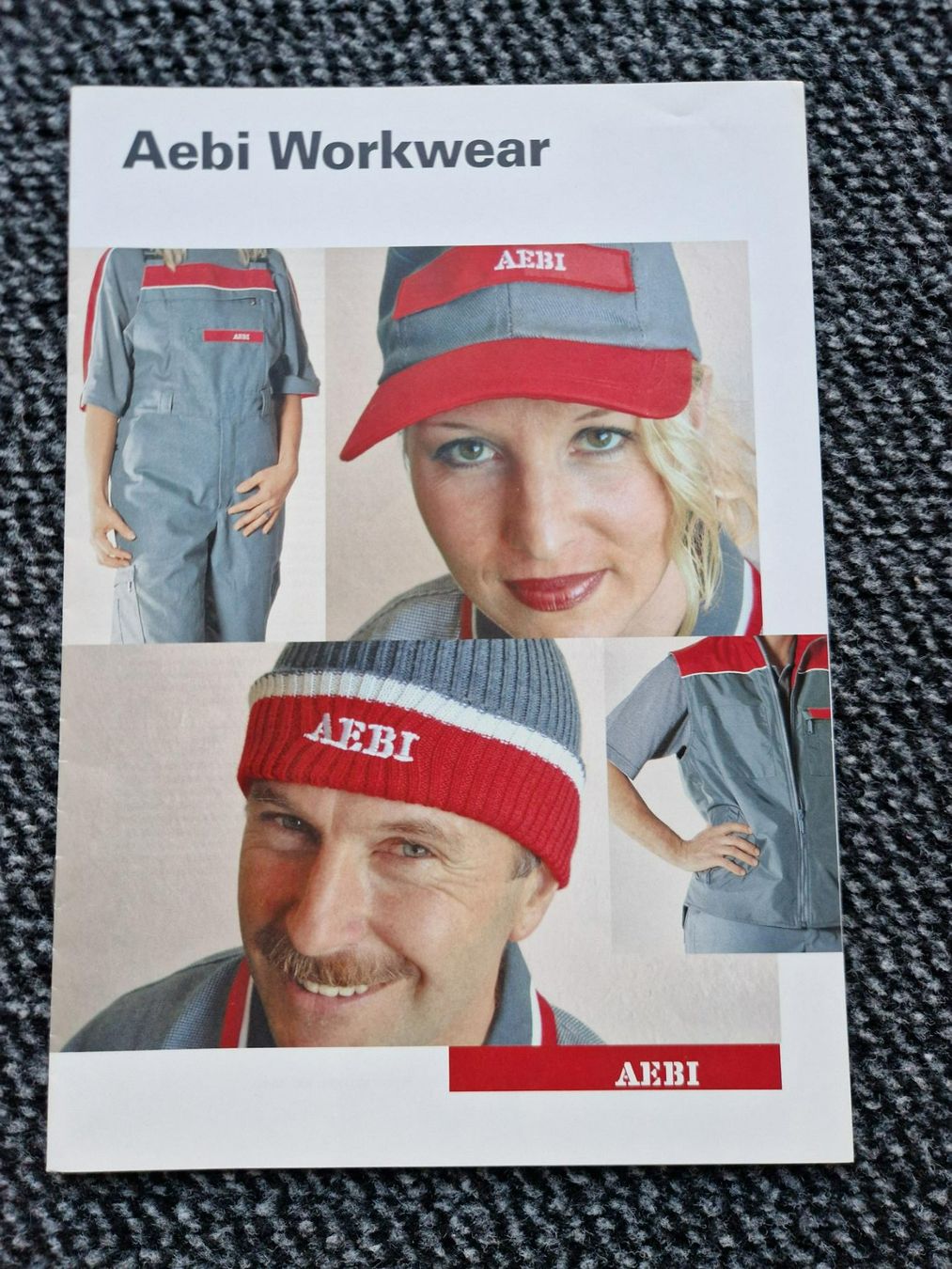 Aebi Trattori: Original Aebi Work Wear / Werbematerial Liste – Usato da Dürnten venduto da Bachtel84