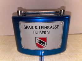 Spardose Spar- & Leihkasse in Bern blau Kässeli