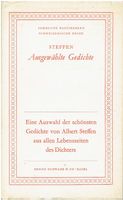 Albert Steffen: Ausgewählte Gedichte, 1945