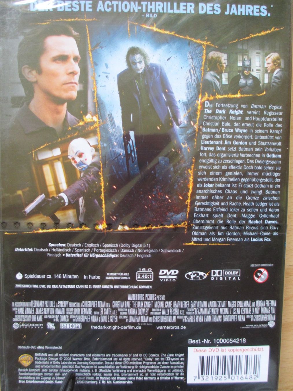 Tutti i DVDs: The Dark Knight DVD, OVP – Nuovo e nell'imballaggio originale da Herisau venduto da fan_h9qj 1