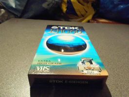 Videokassette TDK E-HG 60, neu