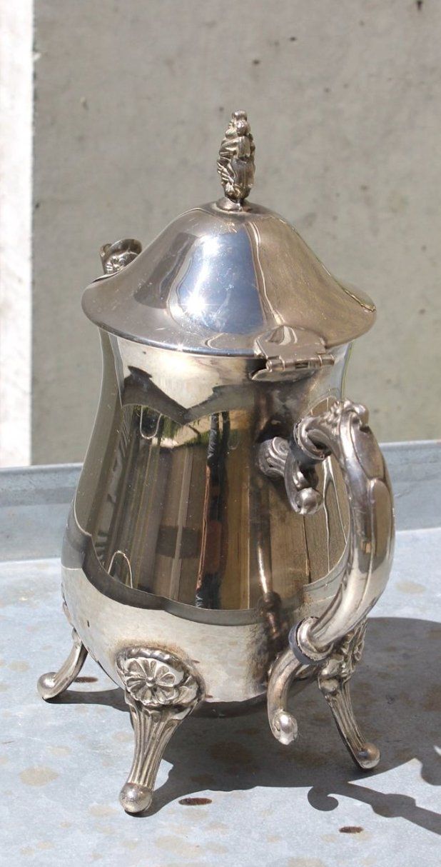 Teiere: Vintage Kaffeekanne /Mokkakanne  im Rokoko-/Barockstil – Usato da Locarno venduto da fripui 6