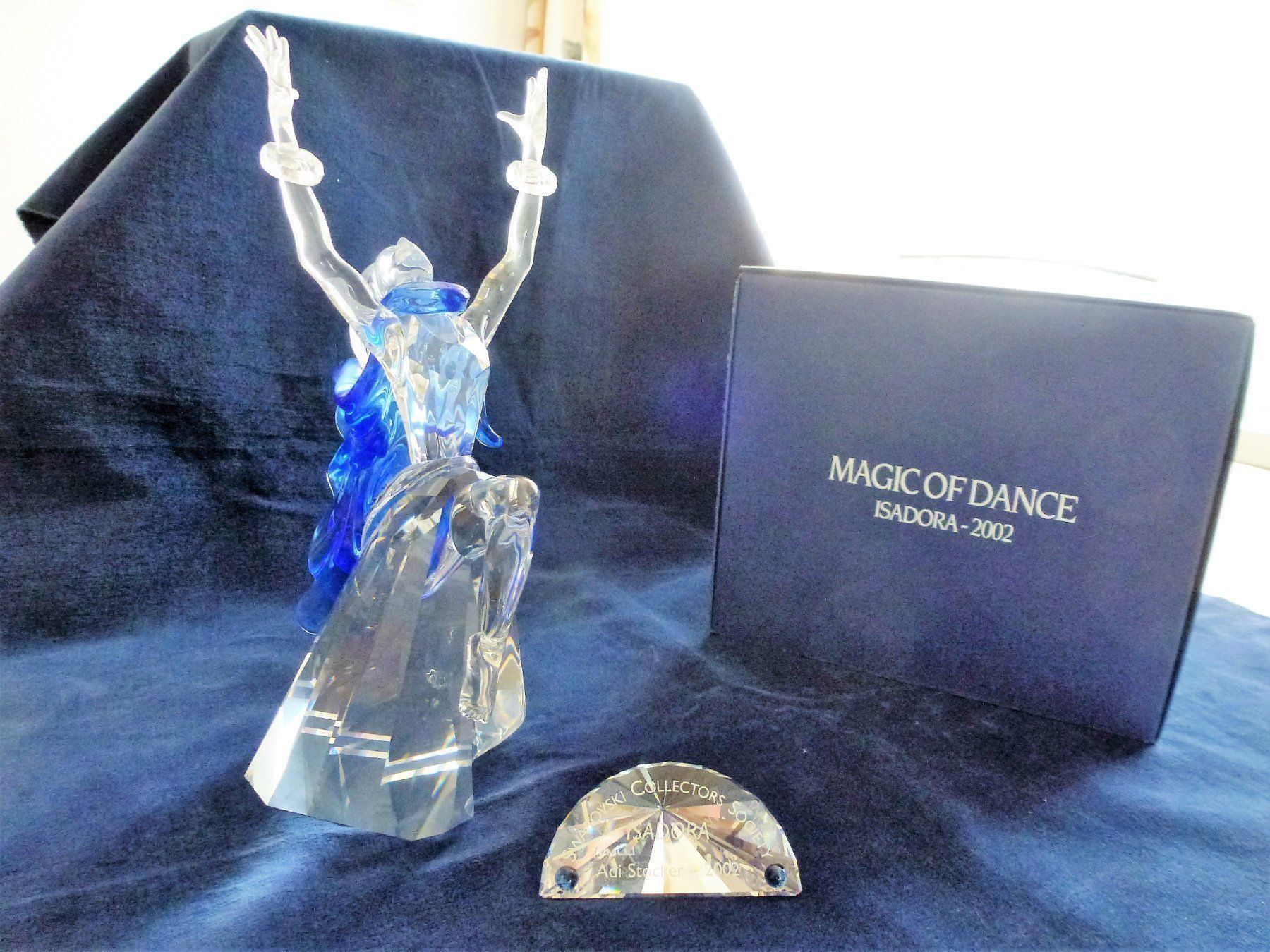Swarovski Statuette: Swarovski SCS Jahresfigur 2002 Isadora – Usato da Zürich venduto da Fox410 2