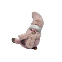 Deko Vogel mit Schal & Mütze H:13cm/22cm