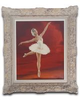 Gemälde Ballerina M.L. Favré