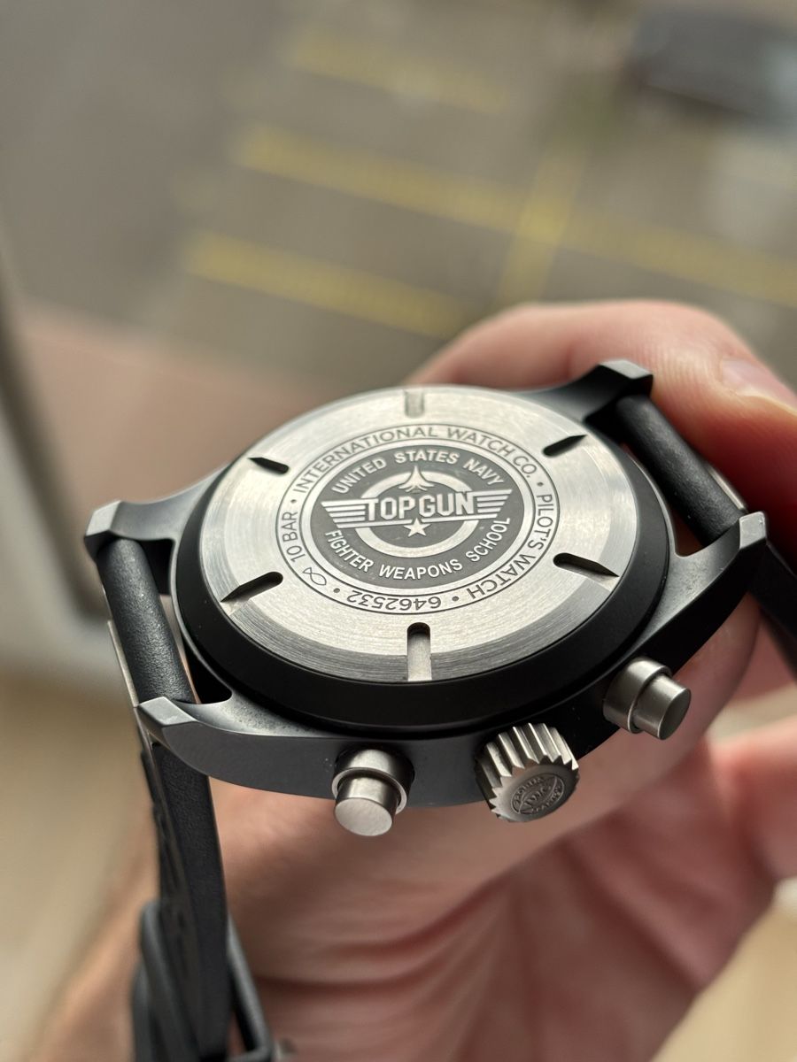 IWC Orologi: IWC Pilot's Watch Chronograph 41 Top Gun Ceramic - Full set – Nuovo (secondo la descrizione) da Dübendorf venduto da lenudle 5