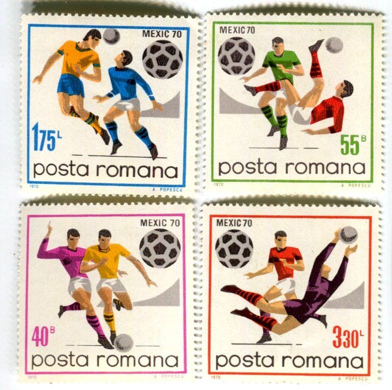 Tous les timbres: Briefmarken "Fussball". Rumänien. – Neuf avec emballage d'origine à Basel par Butsch5