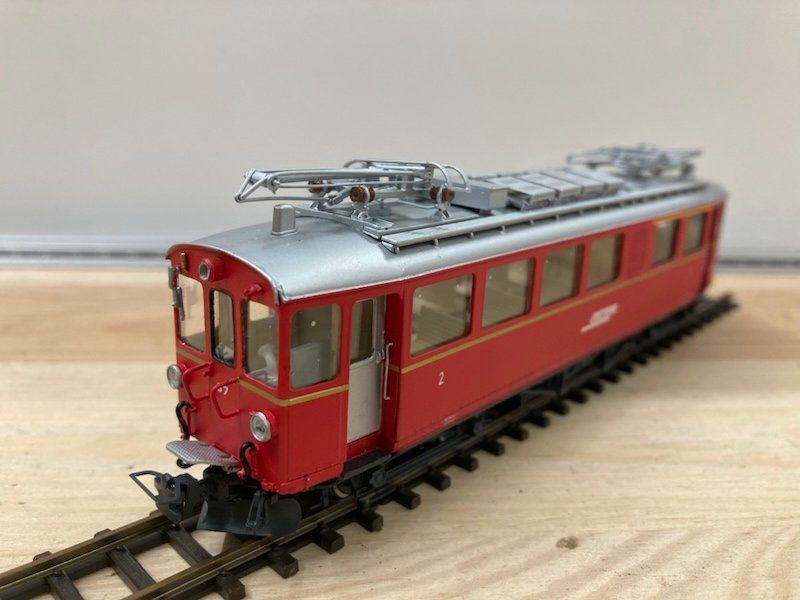 Lemaco prestige models H0m RhB ABe 4/4 Nr. 37 Triebwagen (Neu (gemäss ...