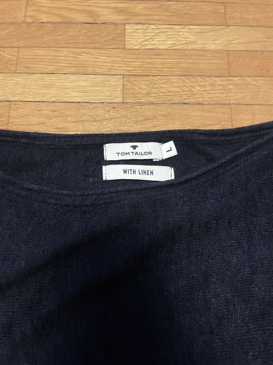 Tom Tailor Maglioni & Felpe: 👘Tom Tailor Damenpullover Gr. L Dunkelblau Leinenmix – Usato da Weinfelden venduto da Tubbs2 1