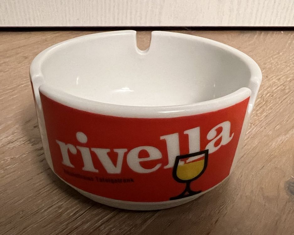 alter Aschenbecher RIVELLA Porzellan Langenthal 1970 top! (Gebraucht ...